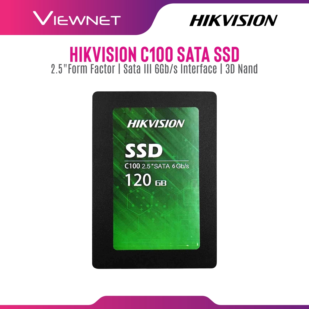 HikVision SATA C100 120GB/240GB SSD Solid State Drives (HS-SSD-C100 ...