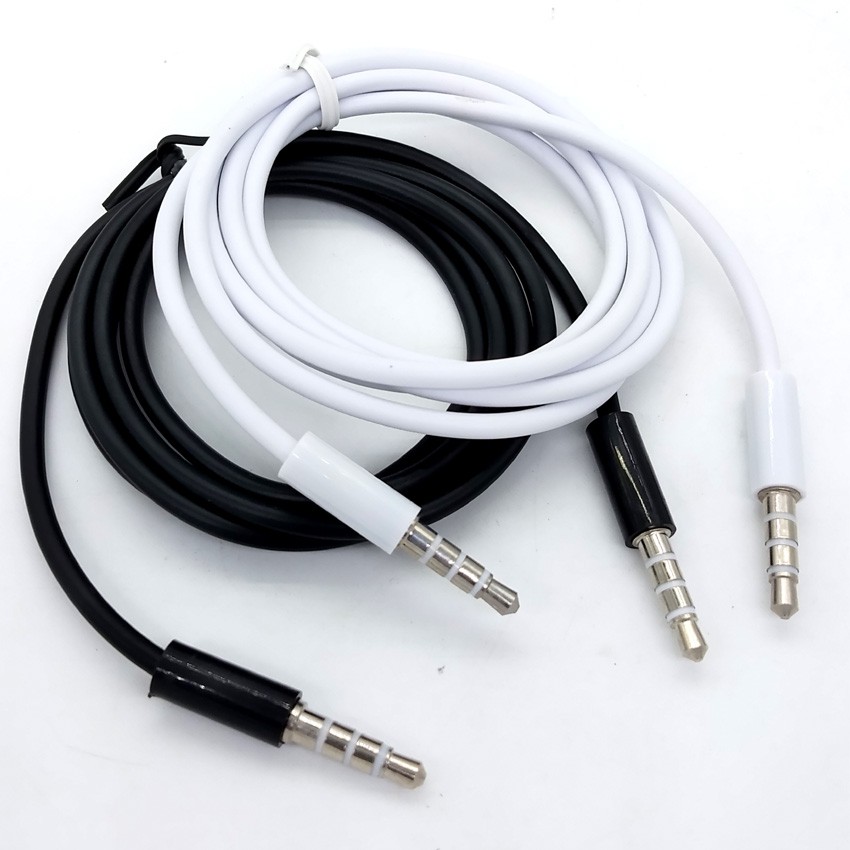 4 Pole 3.5mm Jack Male To Male Stereo Aux Audio Cable | Shopee Malaysia
