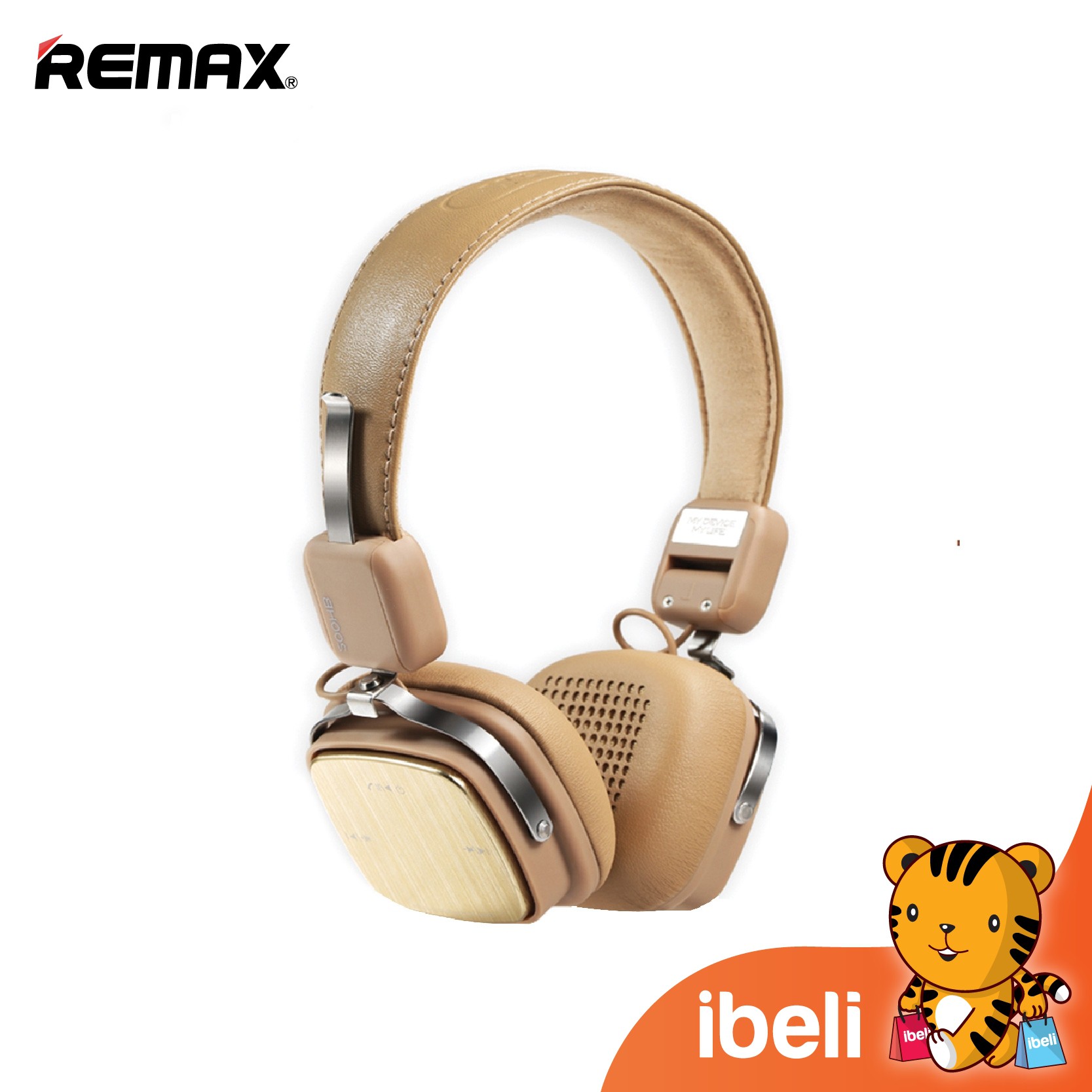 schraper mout Luik Remax RB-200HB Soft Leather AUX Wireless 200HB Bluetooth Headset | Shopee  Malaysia