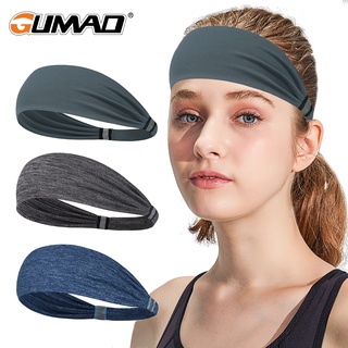 GUMAO Sport Headband Anti Sweat Breathable Workout Cooling Sweatband Yoga Gym Running Cycling Hiking Fitness Men Women