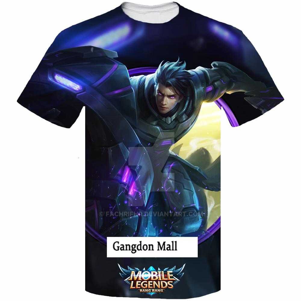 2020 Alucard Obsidian Blade Game Mobile Legends 3D All Over Printed T Shirt