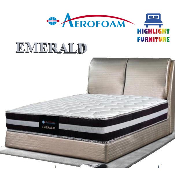 AEROFOAM EMERALD100% Natural Resilient Latex Mattress ...