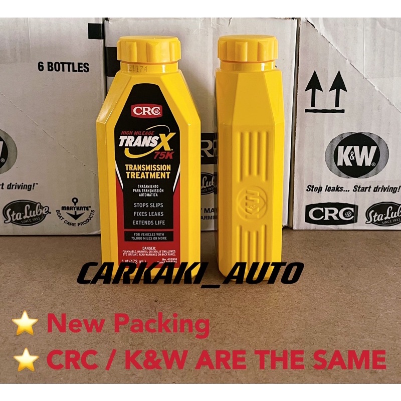 CRC K&W TRANSX HIGH MILEAGE AUTOMATIC TRANSMISSION TREATMENT (473ml