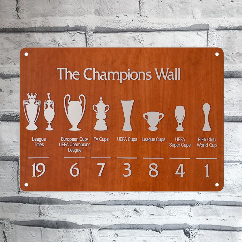 30CM X 43CM F.C Poster Station UK Liverpool FC Champions League Winners 2019 Football Wall Print