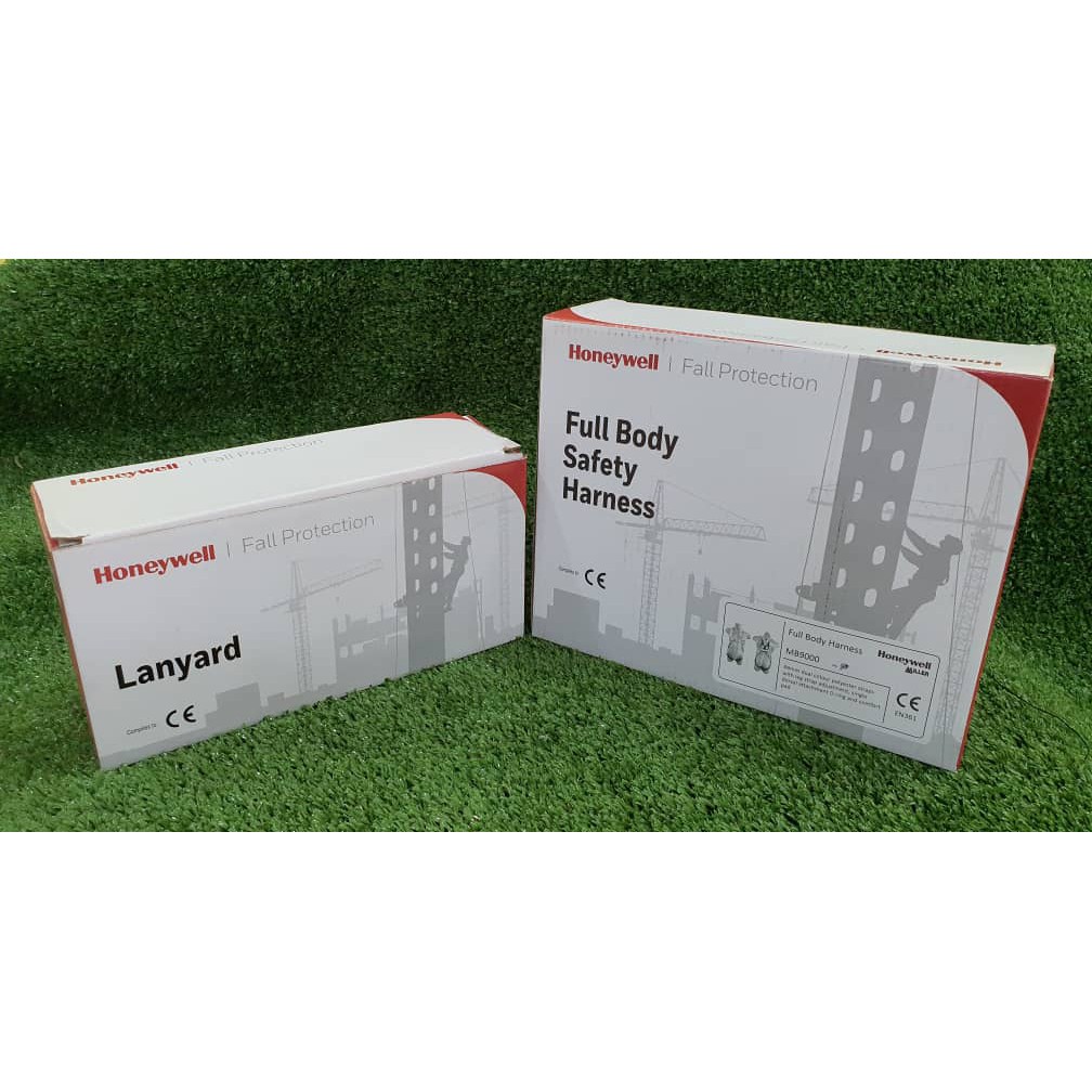 Honeywell Full Body Safety Harness Mb9000 Double Lanyard With Shock Absorb Mb9007 Ready Stock Shopee Malaysia