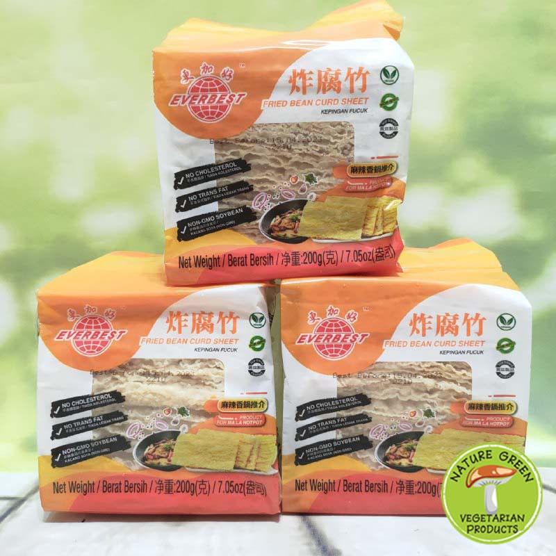 EVERBEST, Vegetarian Fried Bean Curd Sheet (200g) 更加好素炸腐竹 Shopee Malaysia