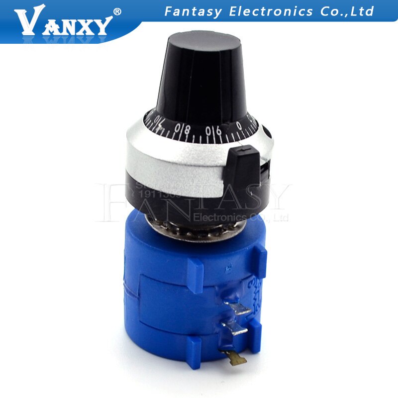 Must Durable 3590S-2 3590S Series Precision Multiturn Potentiometer 10 Ring Adjustable Resistor+1PCS Turns Counting D... - Image 2