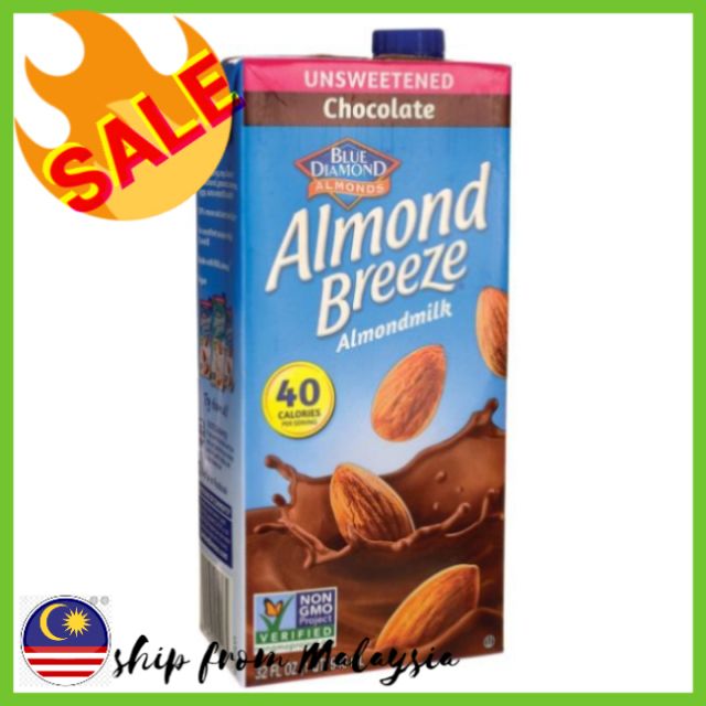 Almond Breeze Unsweetened Almond Milk (chocolate)1 Liter Shopee Malaysia