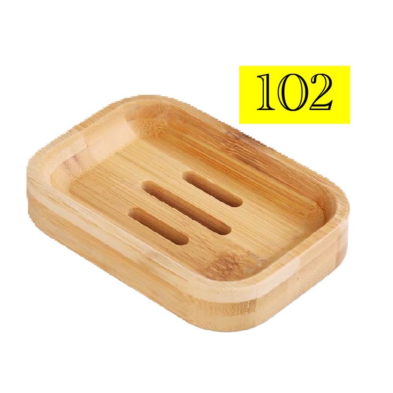 Details about    Soap Dish Holder Self Draining Soap Saver Bar Soap Holder for Shower Bamboo 