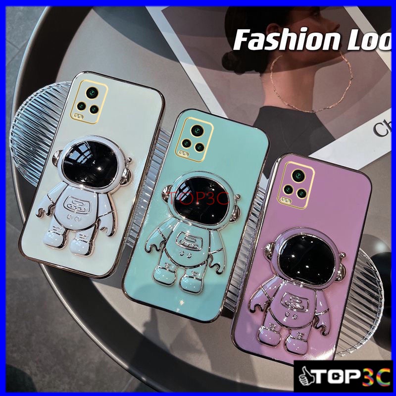 Casing Vivo V21E Casing Vivo v20 Casing Vivo v20 pro v21 v23 5g v17 v23e stronaut mobile phone holder protective case YHY