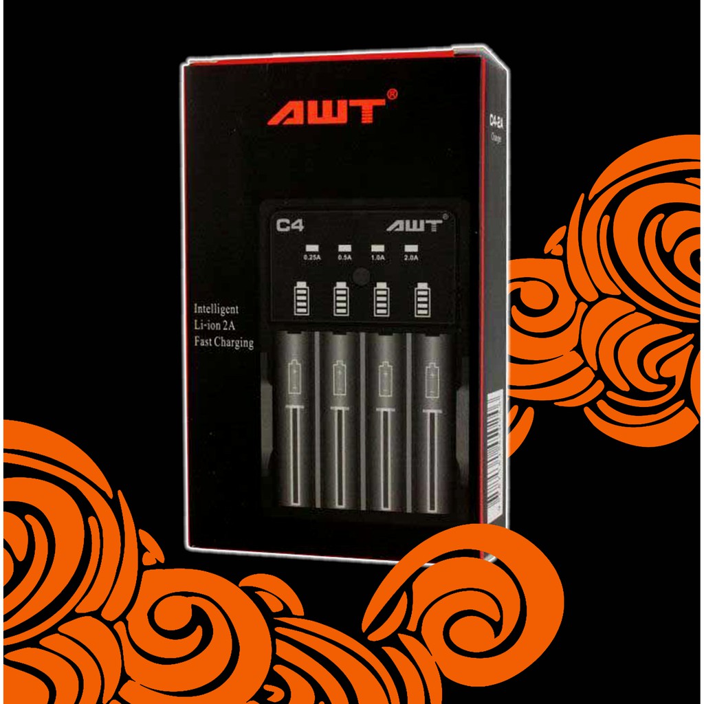 ORIGINAL AWT C4 -2A Charger - 4 Slots (Fast Charging