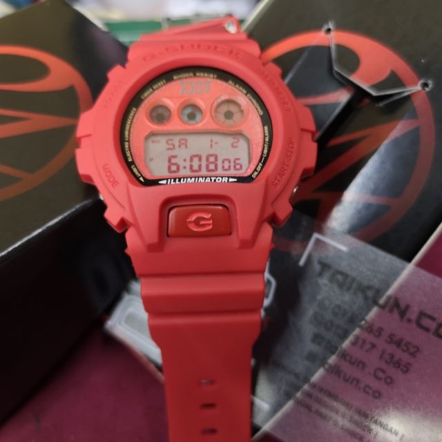 g shock 24 karat merah
