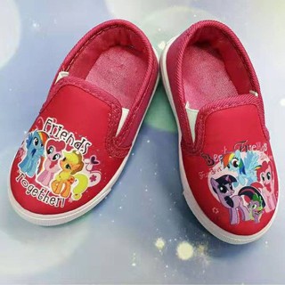 【ABellistory】[Ready Stock] Children Kids Fashion Canvas My Little Pony Cartoon Shoes Slip-On