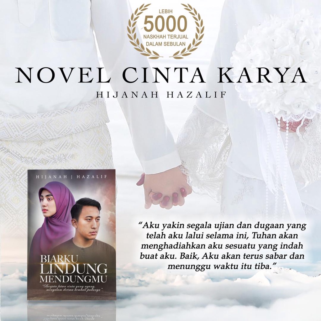 Biarku Lindung Mendungmu Karya Hijanah Hazalif Novel Melayu Fiksyen Malay Fiction Kisah Benar Aisyah Hijanah Alif Teega