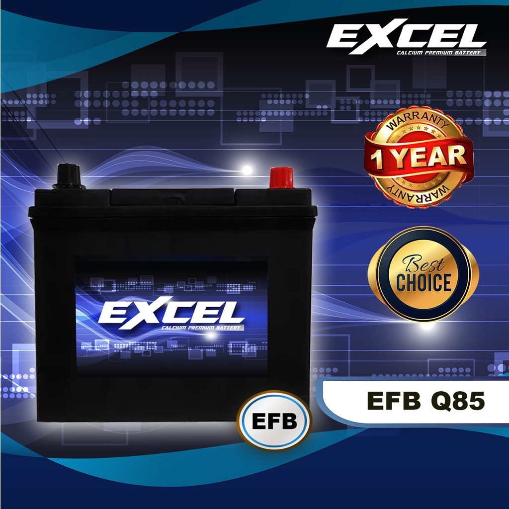 Excel MF Q85 EFB Car Battery for Mazda 2, 3 ,6 , CX3, CX5, CX7, CX9