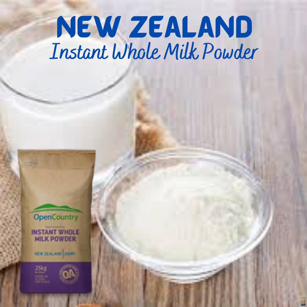 New Zealand Instant Whole Milk Powder 300g, 500g, 1kg, Fresh Milk