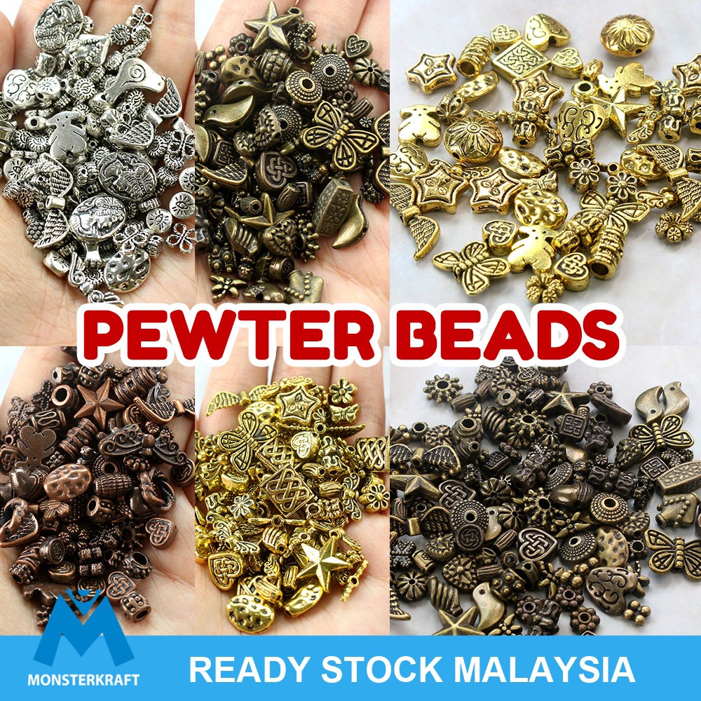 pewter beads