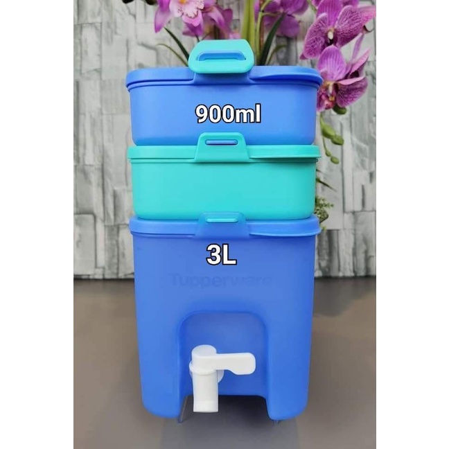 [READYSTOCK OFFER TUPPERWARE BRAND] BEKAS AIR MURAH JIMAT Ctg Beverage Dispenser Fullset