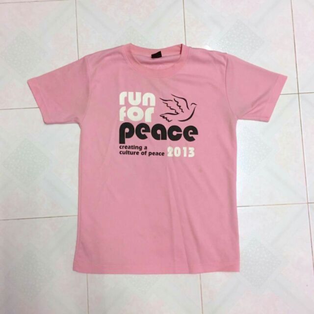 Run For Peace Shirt Shopee Malaysia