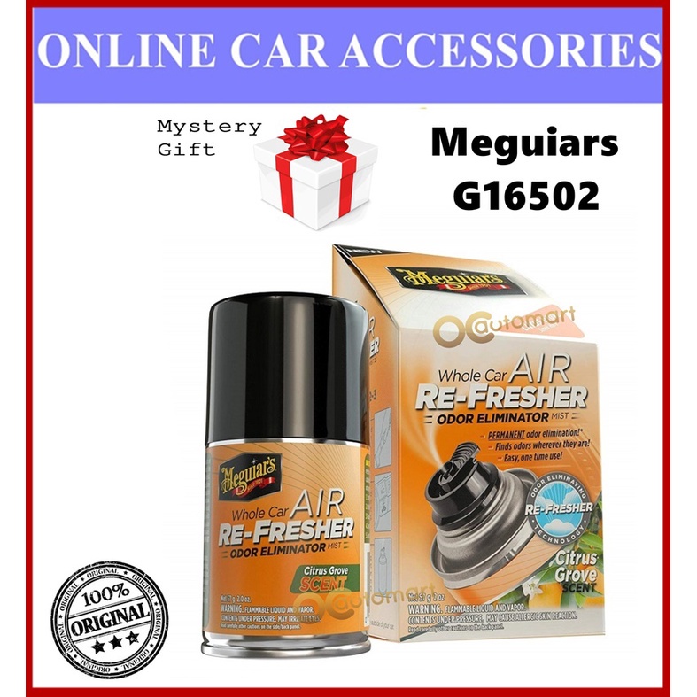 ( Free Gift ) Meguiars Meguiar's G16502 Air ReFresher / Air Freshener
