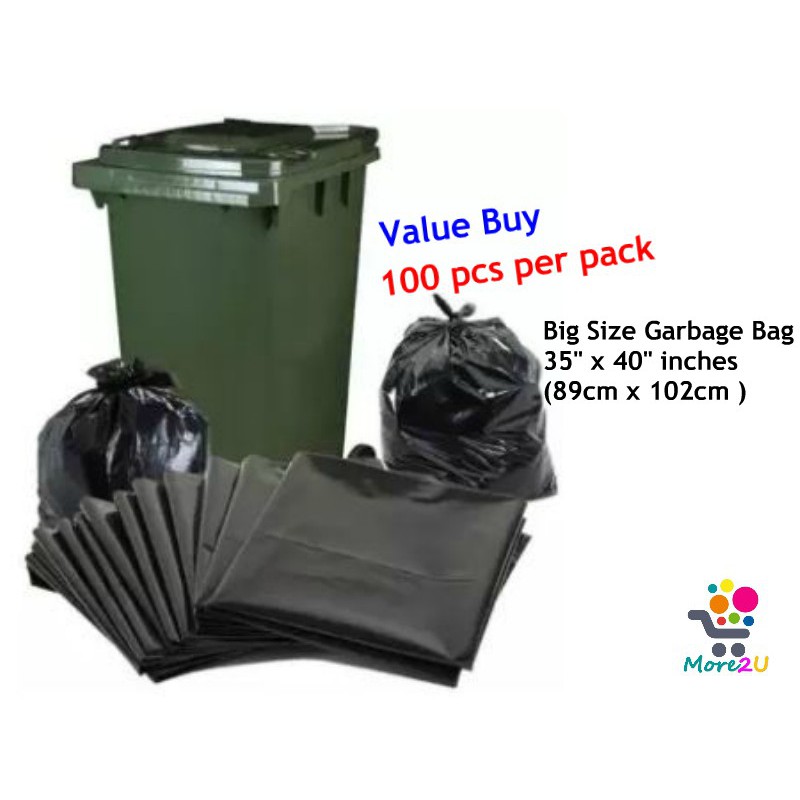 [Value Buy] 100pcs 35" x 40" XL Size Garbage Bag/Beg Sampah/Rubbish Bag
