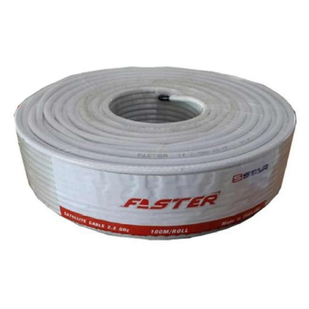 Buy Thaisat Hi Quality Rg6 Cable 100mtr White Thai Product Seetracker Malaysia