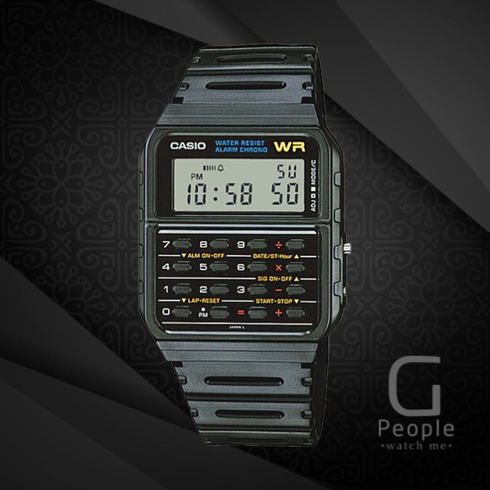 Casio Ca 53w 1zdr Ca 53w 1z Ca 53w Calculator Watch 100 Original Shopee Malaysia