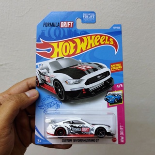 Hot Wheels 2021 N Case White Custom ‘18 Ford Mustang GT Kroger Exclusive