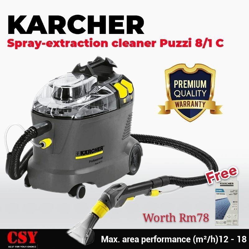 KARCHER SprayExtraction Cleaner Puzzi 8/1 C Shopee Malaysia