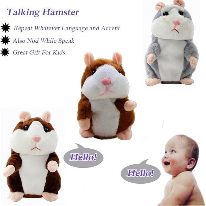 talking hamster shopee