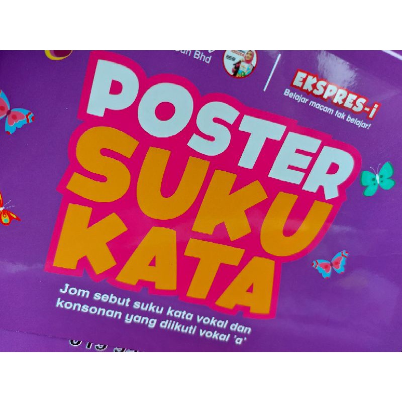 Poster Suku Kata Ekspres I Bonda Nor Shopee Malaysia