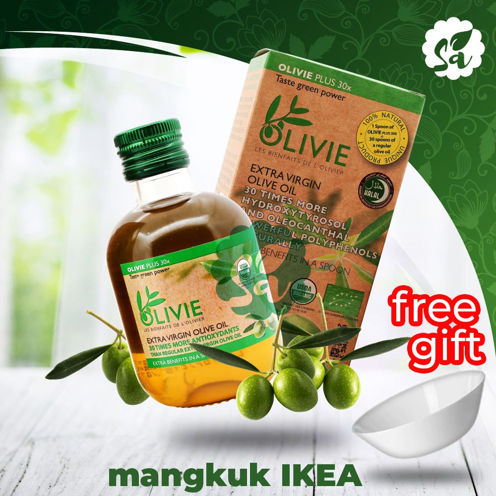 🔥Hot Sale🔥OLIVIE PLUS 30X OLIVE HOUSE PATI MINYAK ZAITUN EXTRA VIRGIN