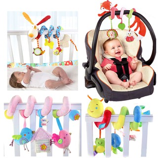 Baby 4 Type Musical Plush Stroller Bed Cot Crib Hanging Mobile