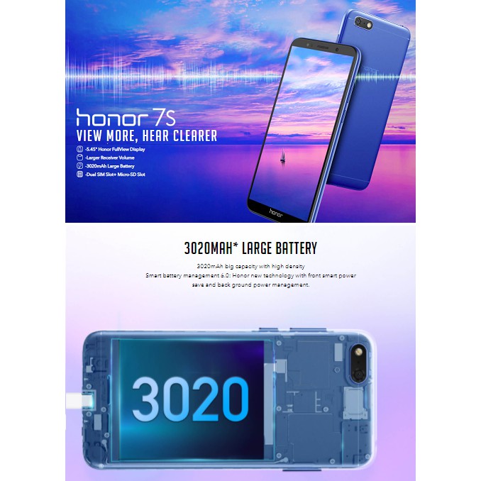 Huawei Honor 7s 2gb Ram 16gb Rom Shopee Malaysia