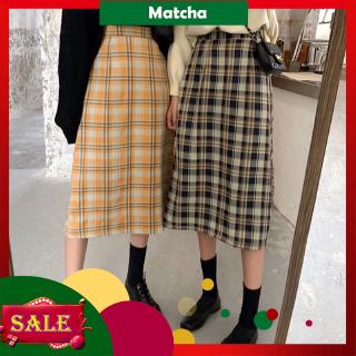 plaid maxi skirt video