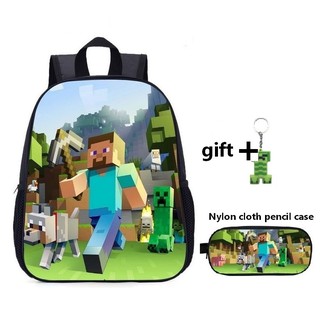 minecraft trolley school bag