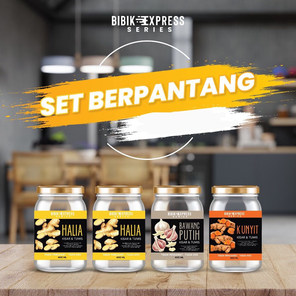 SET PANTANG Bibik Express bahan kisar yang ditumis no msg retort ...