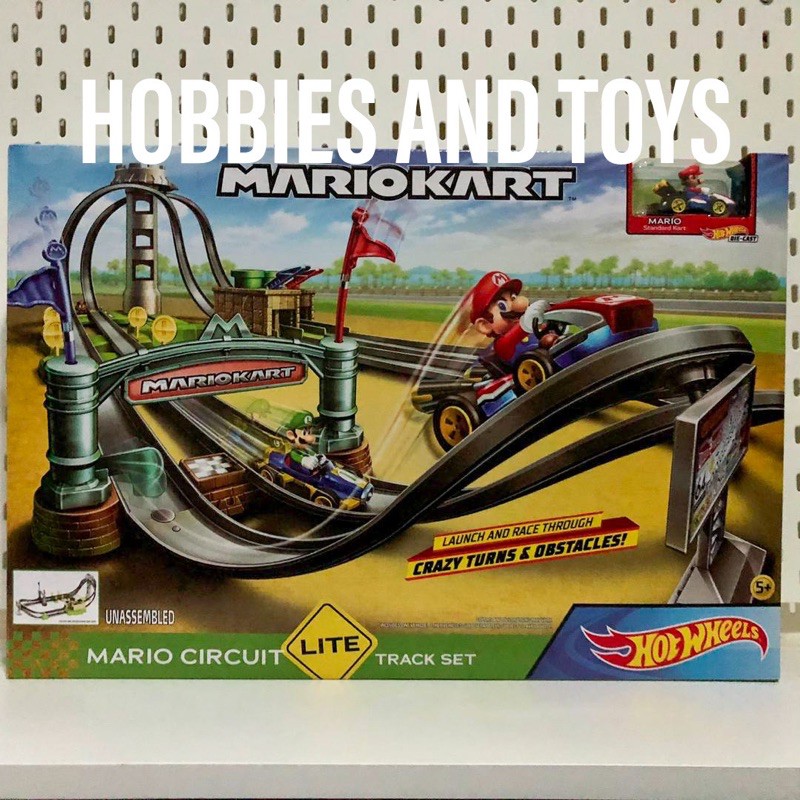 hot wheels mario kart mario circuit track set