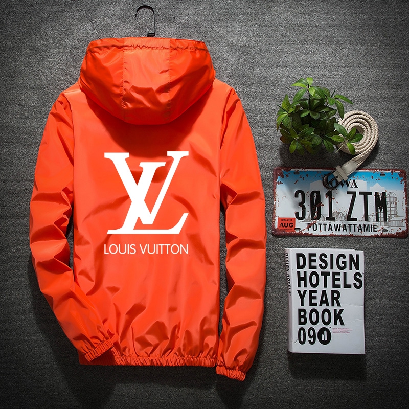 louis vuitton hoodie orange
