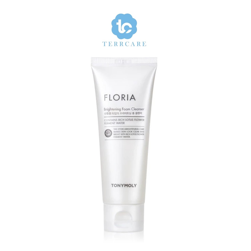 tony moly floria brightening foam cleanser
