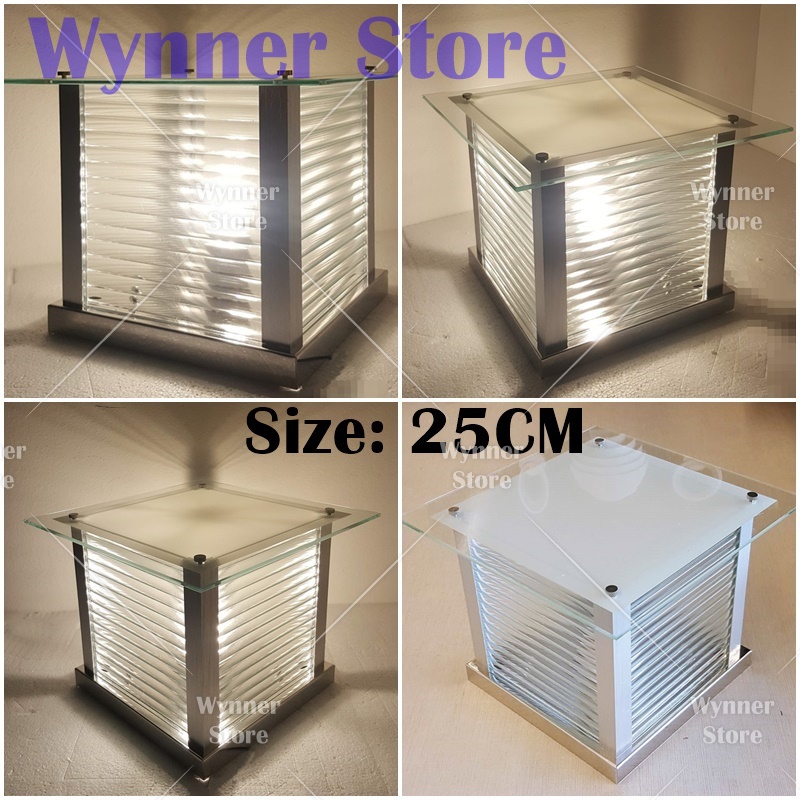 Designer [25cm] Outdoor Pillar Light Gate Lamp Modern NonRusting Glass