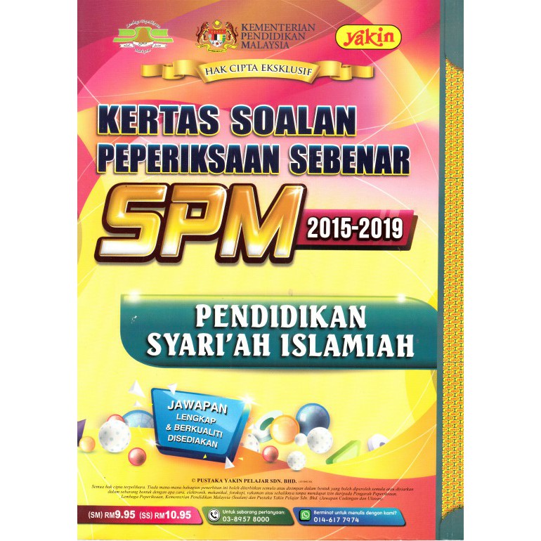 Soalan Sebenar Spm Pendidikan Syariah Islamiah