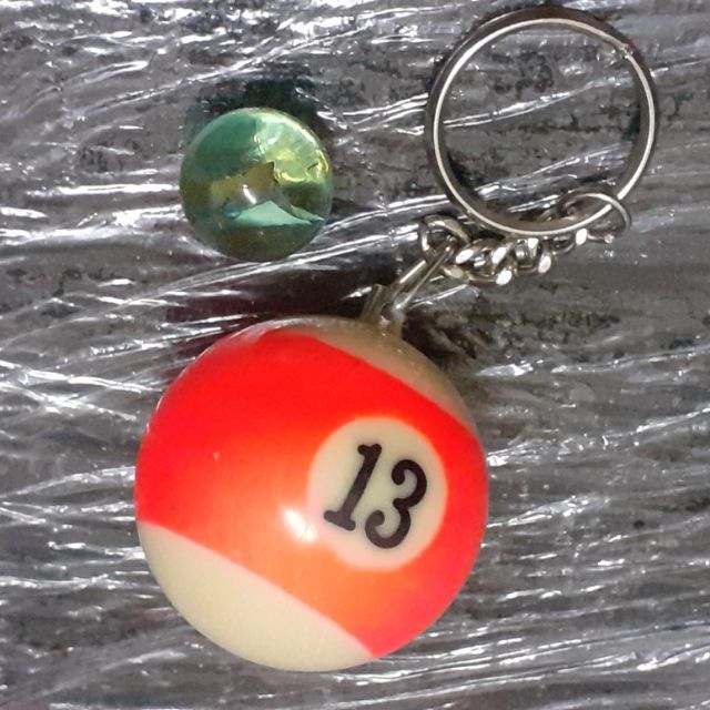 READY STOCK Vintage Billiard Pool Snooker Keychain (+4cm) Shopee