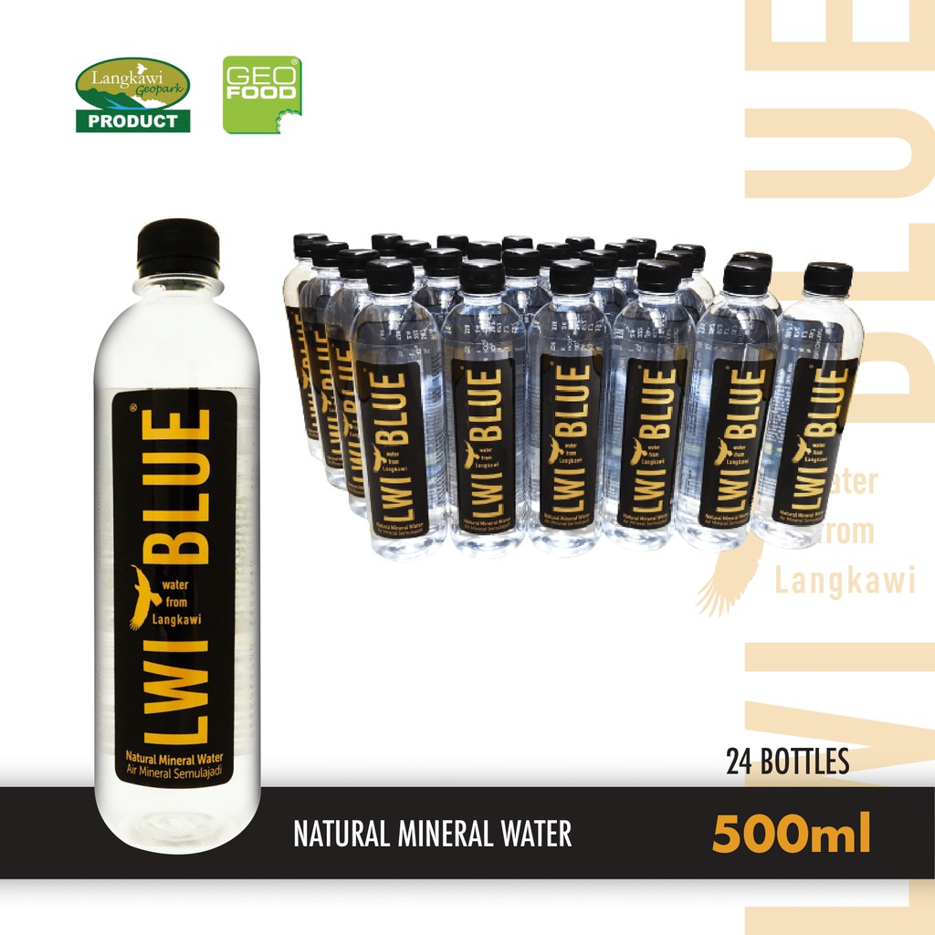 Natural Mineral Water LWI BLUE Langkawi 500ml (1Carton 24Bottles