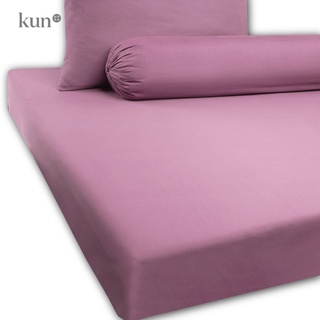 Kun New Color Series Premium Fitted Bedsheet Cadar Tilam Getah Keliling (Single / Super Single / Queen / King)