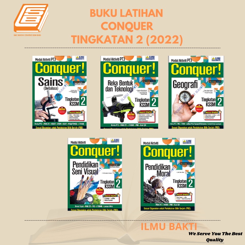 [SBCB]Buku Latihan Modul Aktiviti Conquer Tingkatan 2 (2022)  Shopee