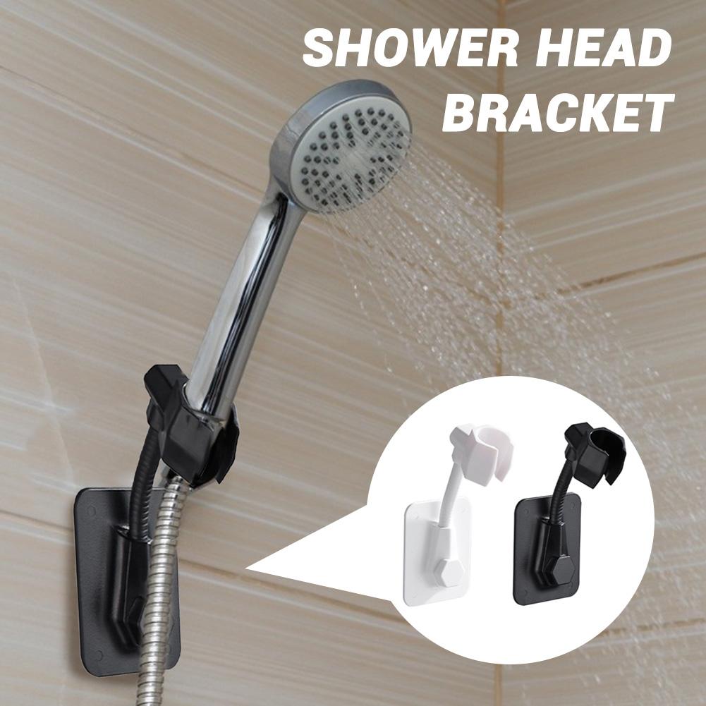 360° Rotatable Shower Head Holder,Wall Mounted Adhesive Shower Head