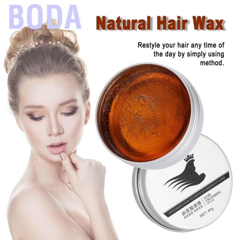 Boda 30ml Natural Hair Wax Water Based Styling Pomade Modeling