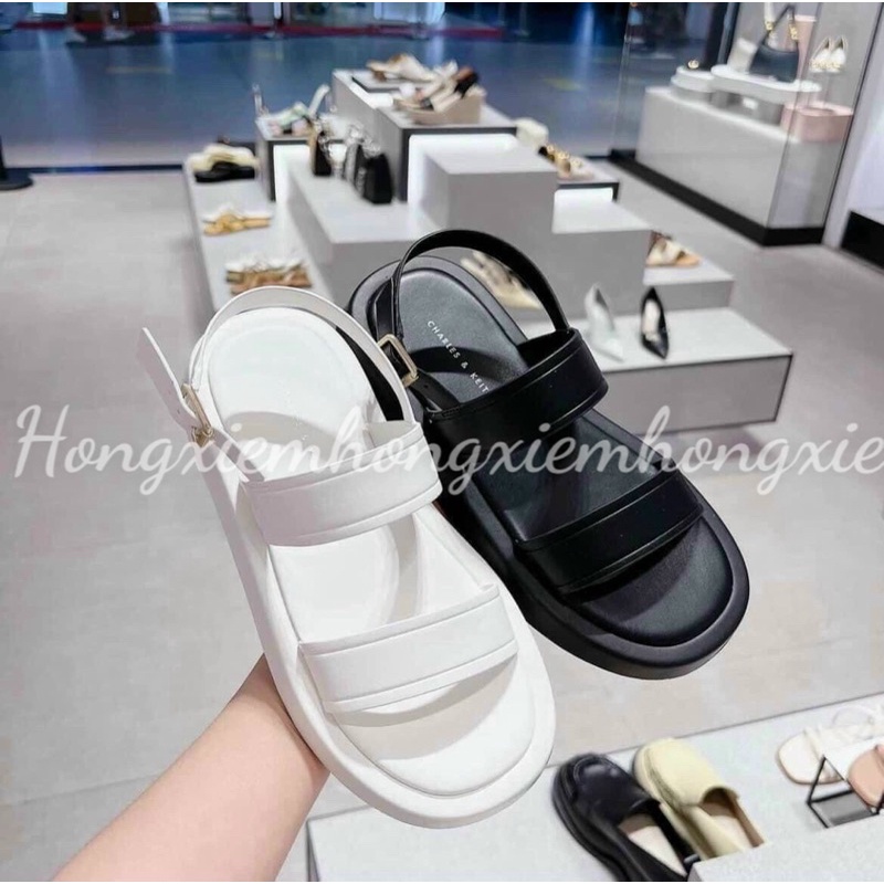 Cnk Sandals HOT In 2 Colors Black And White | Shopee Malaysia