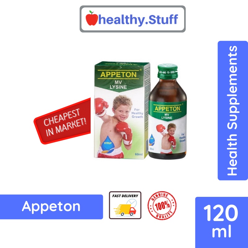 Appeton MultiVitamin Lysine Syrup 120ml [EXP 05/2023] [READY STOCK FAST